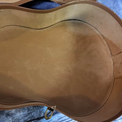 Vintage RARE 1950 Gibson Branded L5 L7 Arch Top Brown Soft Shell Guitar Case image 12