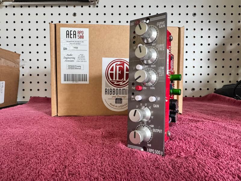 AEA RPQ500 Ribbon Pre with Curve Shaper 500 Series Module - SN #1468 image 1