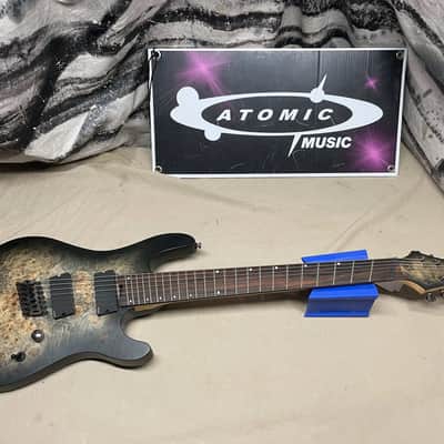Cort KX Series KX500MS 7-string Multi-scale Guitar 2019 Dust Black image 1