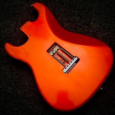 MJT Loaded Body Stratocaster 2020s - Metallic Orange image 4