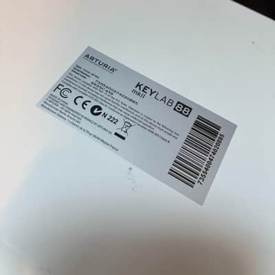 Arturia KeyLab 88 MkII MIDI Controller 2019 - Present - White image 6