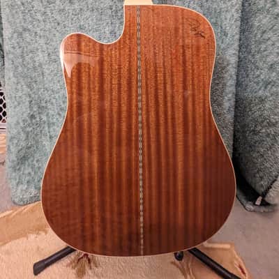Zager ZAD50CE Solid Spruce/Mahogany Acoustic Electric Vintage Sunburst image 4