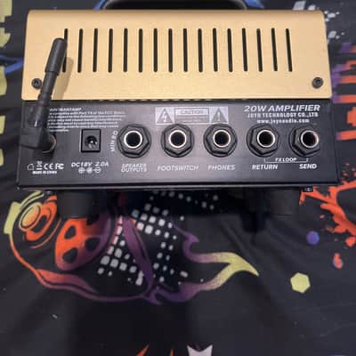Joyo banTamP xL Tweedy 2-Channel 20-Watt Bluetooth Guitar Amp Head 2020 - Present - Black / Gold image 3