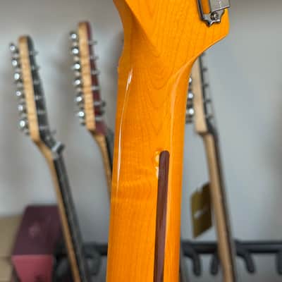 B-Stock David Gilmour Candy Apple Red Fender Stratocaster - Classic 50s Lacquer EMG DG-20 image 2