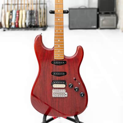 2018 Fender Custom Shop Jason Smith Masterbuilt Fiji Stratocaster in Hand Stained Aged Cherry HSS EVH image 1