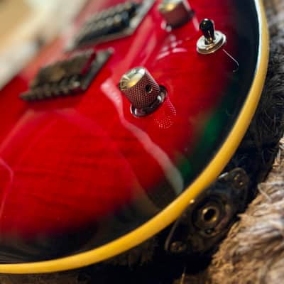 Fender Special Edition Custom Telecaster FMT HH 2003 - Black Cherry Sunburst image 4