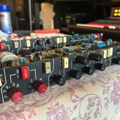 2x-Trident Series 80 input module Mic Pre EQ Vintage A version. (80B) Trident Audio Console Mixer image 2