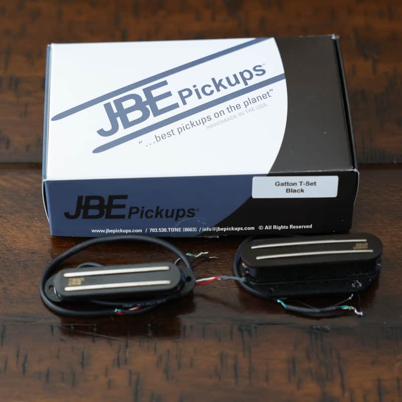 JBE Gatton T-Style Pickup Set - Black - With Original Box image 1