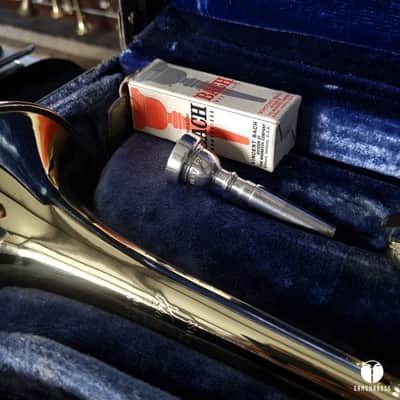 Bach Stradivarius Mt. Vernon N.Y 239 C trumpet mouthpiece gamonbrass image 3