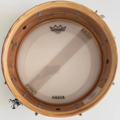 Tama 6x14” Star Reserve Solid Japanese Cedar Snare Drum in Burnt Oiled Cedar Finish image 4