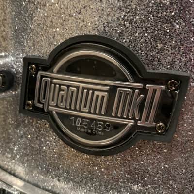 ~WOW!~ Mapex Quantum Mark II Classic 12x14 Marching Snare Drum in Silver Diamond Dazzle (Rm 4) image 5