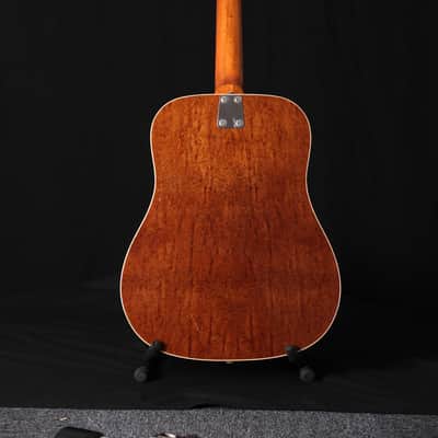 Vintage Left handed EKO Ranger 6 acoustic guitar with original case image 2