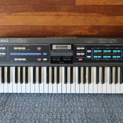 Vintage 1980s Casio CZ-1000 Phase Distortion Digital Synthesizer With Soft Case 1 101 1000 3000 5000 Very Clean No Scratches
