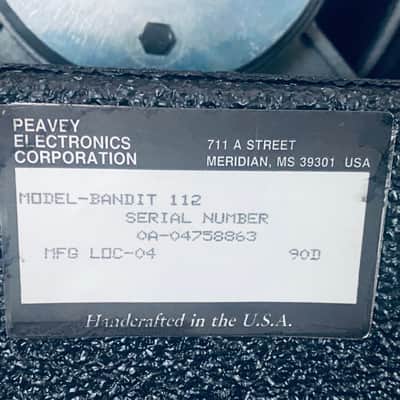 Peavey Bandit 112 Teal stripe Scorpion equipped 80’s image 19