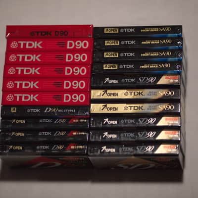 Vintage / High Quality Sealed TDK Cassette Tapes D90, SD90, SA90 image 2