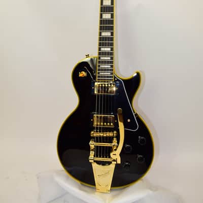 2025 Epiphone Joe Bonamassa '59 Les Paul Custom Electric Guitar, Antique Ebony w/ Case image 2
