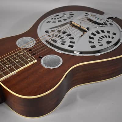 Regal RD-40S Square Neck Resonator Left-Handed | Natural Gloss Finish W/HSC image 10