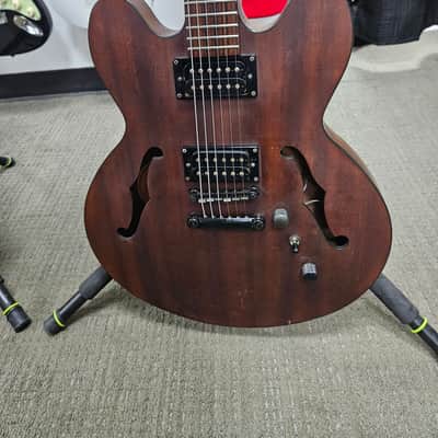 Epiphone Dot Studio Semi-Hollow Electric Guitar 2005 Worn Brown – Good Condition image 1