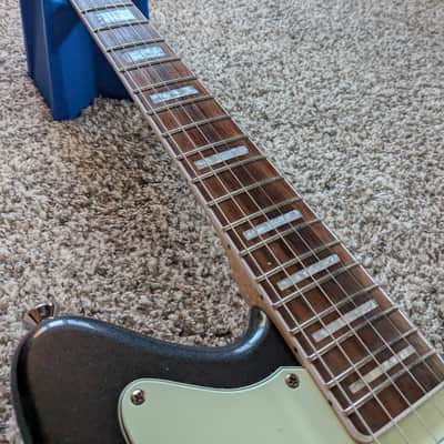 Squier Paranormal Offset Telecaster SJ 2024 - Charcoal Frost Metallic image 6