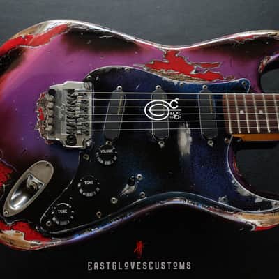 Fender Stratocaster Contemporary E Series Floyd Rose System1 Flip Flop Finish Heavy Aged Relic Rare image 2
