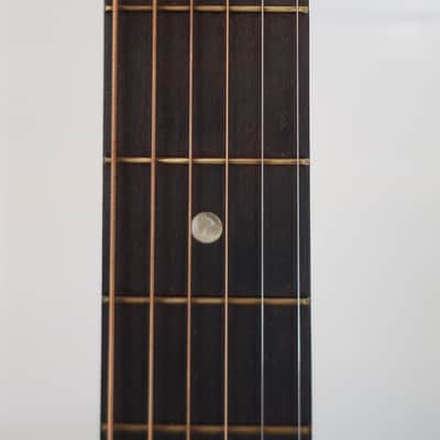 Vintage 1960s Harmony Kay Silvertone Stella Bigger Body Version Of Stella Cowboy Acoustic Concert 00 Size Guitar Made in USA Blonde Clean Time Warp Clean Chipboard Case image 8
