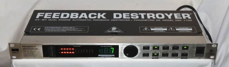 Behringer DSP 1100 Feedback Destroyer / Parametric EQ Processor