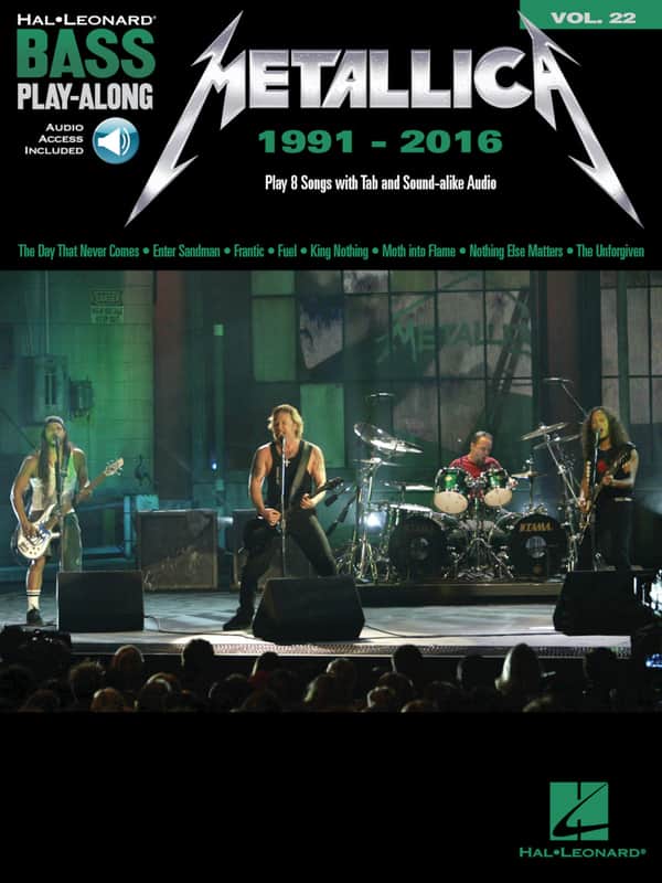 Bass Playalong #022 - Metallica 1991-2016 with Online Audio Access image 1