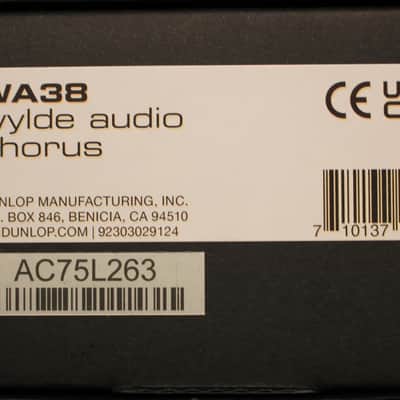 MXR WA38 Wylde Audio Chorus Blue Guitar Effects Pedal image 5