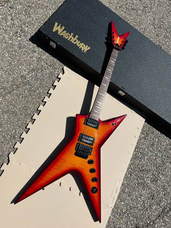 Washburn Dime ST Pro Dimebag Darrell - Cherry Burst | Reverb