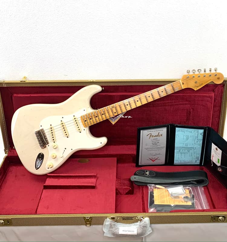 Fender Custom Shop 56 Stratocaster Journeyman - Aged White Blonde image 1