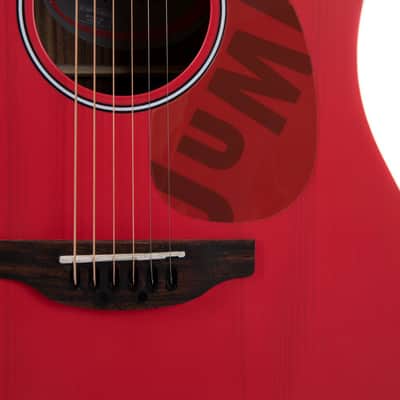 Applause AAS-69-R Applause Jump Series Dreadnought Slope Shoulders Solid European Spruce Top Maple Neck 6-String Acoustic Guitar - Lipstick image 5