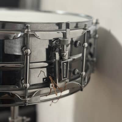 Ludwig LB400BT Brass Edition Supraphonic 5x14" 10-Lug Snare Drum with Tube Lugs 1998 - 2019 - Chrome-Plated image 5