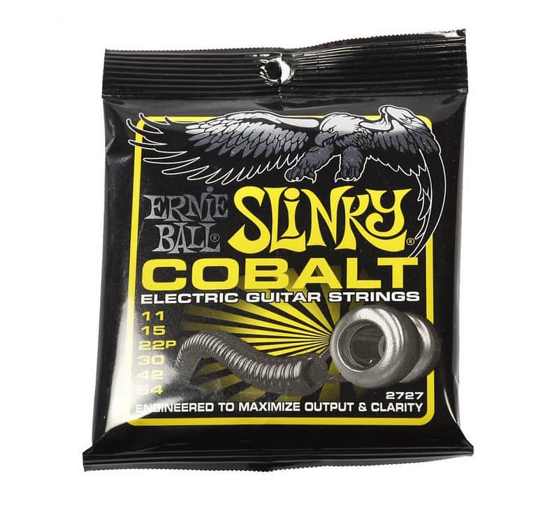 Ernie Ball 2727 Cobalt Beefy Slinky Electric Guitar Strings, .011 - .054 image 1