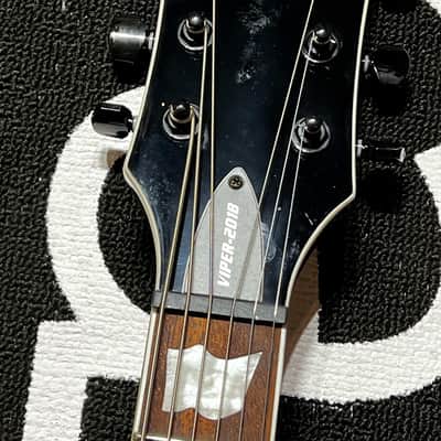 ESP LTD Viper-201B Baritone Electric Guitar - Black image 3