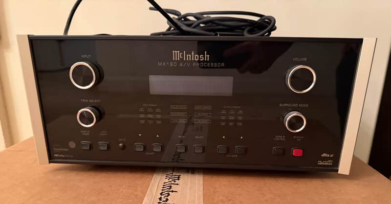 McIntosh MX180 AV Processor w/ original box image 1