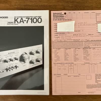 Kenwood KA-7100 Late 70's image 11