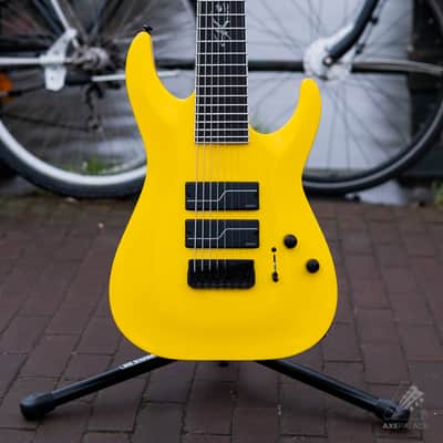 ESP LTD SC-608 Limited Edition Stephen Carpenter Signature - Chiquita Yellow image 2