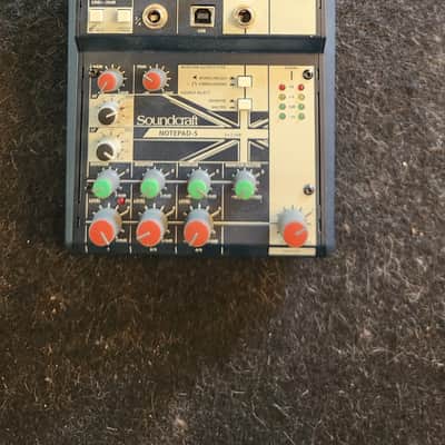 Soundcraft Notepad-5 5-Channel Analog Mixer 2010s - Blue image 1