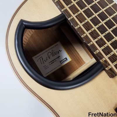 Warwick Alien Acoustic 6-String Bass w/ Fishman Piezo Prefix System A/E w/ Bag - 7.5 Pounds #8667-21 Warwick Alien 6-String Acoustic Bass image 9