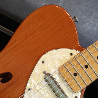 1998 Fender Classic '69 Thinline Telecaster MIM Semi-Hollow Electric Guitar Natural + OHSC image 3