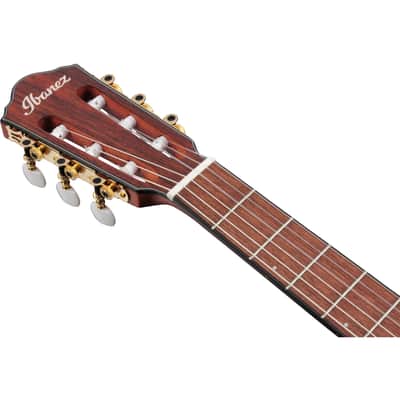 Ibanez FRH10N 6 String Acoustic Electric Guitar - Indigo Blue Metallic Flat image 5