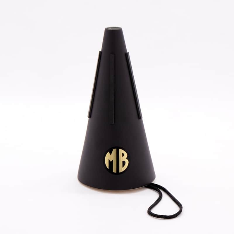 Marcus Bonna Black Fiberglass - Straight Mute for French Horn Design:Marajoara Design 1 image 1
