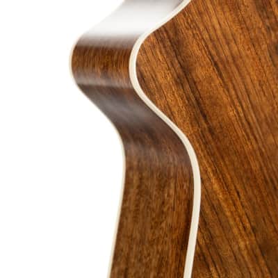 Cort CORE-MC Ovangkol Acoustic-Electric Guitar w/Gig-bag. Black Top Semi Gloss DIRECT SHIP image 11