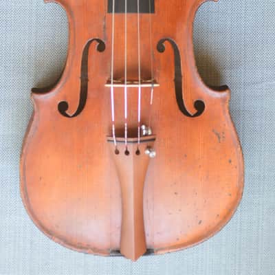 Unbranded 4/4 full size violin 1800's image 6