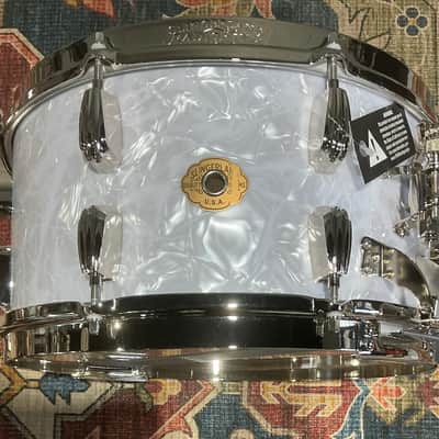 Slingerland Radio King 7” x 14" Solid Maple Snare - White Marine Pearl image 5
