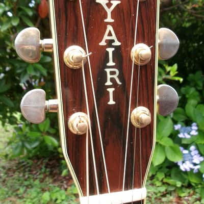 K Yairi YW-1000 Hand Crafted Jacaranda B. Rosewood, Japan Vintage 1981 with Super Low Action image 6