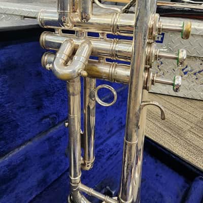 E-Benge Resno-Tempered Bell 3 Los Angeles Trumpet Silver Plated image 5