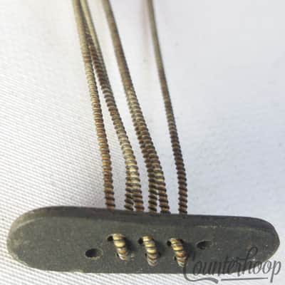 Leedy 12" 6-Strands Snare Drum Coiled Metal/Cloth Wires +Leather Butt Plate USA image 3
