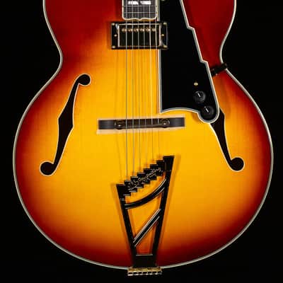 D'Angelico Excel EXL-1 Dark Iced Tea Burst Demo (587) image 3