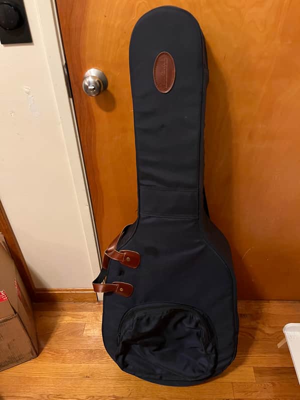 Glenn Cronkhite Dark Blue Ballistic Nylon Acoustic Baritone Guitar Standard Case Gig Bag image 1